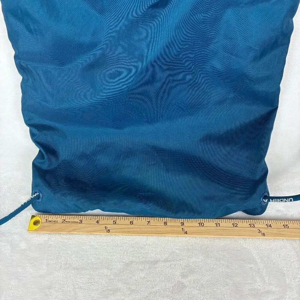 Under Armour Undeniable Sackpack Drawstring Bag Teal Pink Print Sports Gym